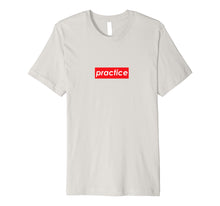 Load image into Gallery viewer, Practice Red Box Logo Motivational T-Shirt