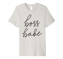 Load image into Gallery viewer, Boss Babe T-Shirt Blk Lett