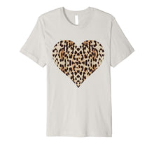 Load image into Gallery viewer, Cheetah Leopard Heart T-Shirt