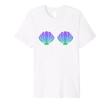 Load image into Gallery viewer, Mermaid Shell Top Festival Birthday Party Shirt