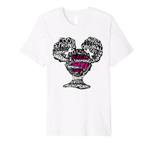 Load image into Gallery viewer, Black Girl Magic Word Montage T-shirt