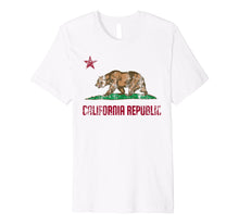 Load image into Gallery viewer, California Republic Flag Shirt Vintage Retro T Shirt