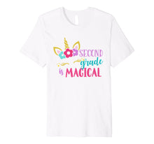 Load image into Gallery viewer, Second Grade Unicorn Back to School Girls 2nd Grade Shirt