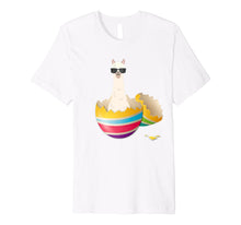 Load image into Gallery viewer, Baby Llama Hatching From Easter Egg Easter Day Shirt