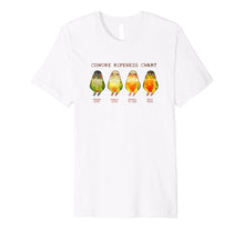 Load image into Gallery viewer, Conure Ripeness Chart T-Shirt