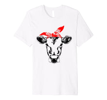 Load image into Gallery viewer, Paisley Bandana Cow Shirt