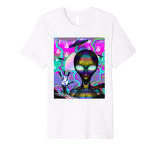 Load image into Gallery viewer, Space Alien EDM Rave T-Shirt UFO Forbidden Kingdom Sythfire