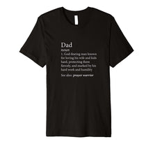 Load image into Gallery viewer, Mens Christian Dad Definition Father's Day Shirt