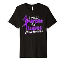Load image into Gallery viewer, I Wear Purple For My Lupus Awareness T Shirt