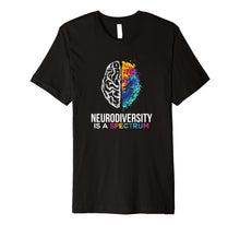 Load image into Gallery viewer, Neurodiversity Is A Spectrum TShirt For ASD, ADHD,Tourette's