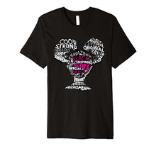 Load image into Gallery viewer, Black Girl Magic Word Montage T-shirt