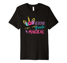 Load image into Gallery viewer, Second Grade Unicorn Back to School Girls 2nd Grade Shirt