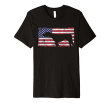 Load image into Gallery viewer, German Shorthaired Pointer American Flag Shirt Patriotic