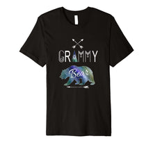 Load image into Gallery viewer, Grammy Bear TShirt Family Rustic Tribal Christmas Camping
