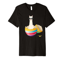 Load image into Gallery viewer, Baby Llama Hatching From Easter Egg Easter Day Shirt