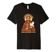 Load image into Gallery viewer, St Francis of Assisi Catholic T-shirts