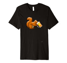 Load image into Gallery viewer, Squirrel & Beer Drinking T-shirt for Animal Lovers