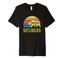 Load image into Gallery viewer, Gatlinburg Souvenir Shirt with a Vintage Style Bear Design