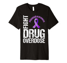 Load image into Gallery viewer, Fight Drug Overdose Opioid Awareness Graphic T-Shirt