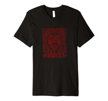 Load image into Gallery viewer, 10 Pesos Columbia Postage Stamp T shirt - Maroon Stencil Art