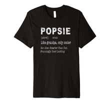 Load image into Gallery viewer, Mens Popsie Grandpa Grandfather Funny Premium Gift T-Shirt