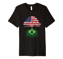 Load image into Gallery viewer, Brazil Brasil Roots American Grown Shirt For Men Women Kids