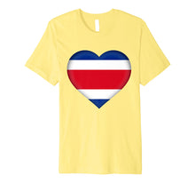 Load image into Gallery viewer, I Love Costa Rica T-Shirt | Costa Rican Flag Heart Outfit