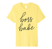 Load image into Gallery viewer, Boss Babe T-Shirt Blk Lett