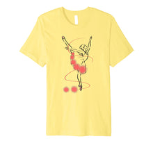 Load image into Gallery viewer, Ballerina T-shirt, Ballet on Pointe Shoes and Sports