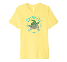 Load image into Gallery viewer, Barbados T-Shirt Vintage Tribal Turtle Gift Premium T-Shirt