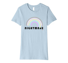 Load image into Gallery viewer, Gothic Bubble Goth Nightmare Cute Pastel Rainbow Shirt