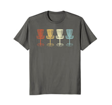 Load image into Gallery viewer, Retro Vintage Disc Golf Baskets T-Shirt Distressed Men Women