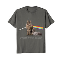 Load image into Gallery viewer, Dark Side Of The Maine Coon Cat Lover T-shirt