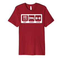 Load image into Gallery viewer, EAT SLEEP GYM - Motivation Premium T-Shirt