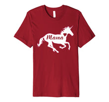 Load image into Gallery viewer, Mom Life Shirts Mama Unicorn Tees Mother Mommy Women Gifts