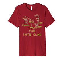 Load image into Gallery viewer, Moai Easter Island T-shirt Tee T Shirt Tshirt Premium T-Shirt