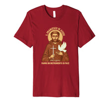 Load image into Gallery viewer, St Francis of Assisi Catholic T-shirts
