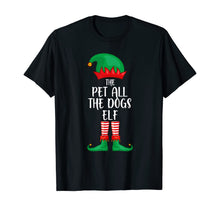 Load image into Gallery viewer, Pet All The Dogs Elf Christmas Party Matching Family Group T-Shirt