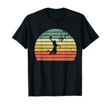 Load image into Gallery viewer, Vintage Retro Basketball Dunk Shirt Sunset Colorful T-Shirt