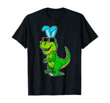 Load image into Gallery viewer, T Rex Easter Bunny Funny Dinosaur Boys Basket Stuffers Kids T-Shirt-92445