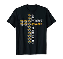 Load image into Gallery viewer, Merry Christmas Cross Football Team Jacksonville-Jaguar Xmas T-Shirt