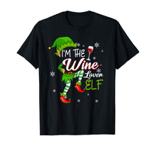 Load image into Gallery viewer, I'm The Wine Lover Elf Matching Family Christmas Shirts T-Shirt