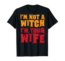 Load image into Gallery viewer, I'm Not A Witch Funny Halloween Couples Costume Shirt T-Shirt
