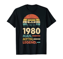 Load image into Gallery viewer, Vintage 1980 Made in 1980 40th birthday 40 years old Gift T-Shirt-356317