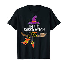 Load image into Gallery viewer, Im the Sassy Witch Shirt Halloween Matching Group Costume T-Shirt