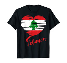 Load image into Gallery viewer, Lebanon Lebanese Flag T-Shirt