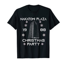 Load image into Gallery viewer, Nakatomi-Plaza Snowflake Christmas Party T-Shirt