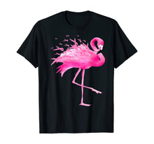 Load image into Gallery viewer, Flamingo Pink Ribbon Breast cancer Awareness Gift shirt