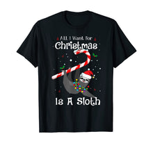 Load image into Gallery viewer, All I Want For Christmas Is Sloth Lovers Christmas Pajama T-Shirt