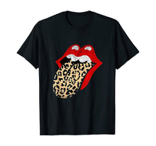 Load image into Gallery viewer, Red Lips-Leopard Tongue-iconic band T-Shirt